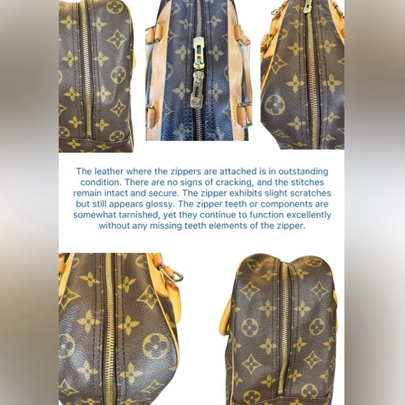 135 Louis Vuitton Monogram Deauville Handbag - Picture 7 of 16